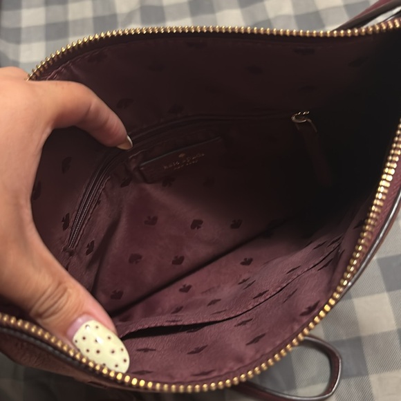 Kate Spade Jackson Crossbody Burgundy Bag - Picture 7 of 10